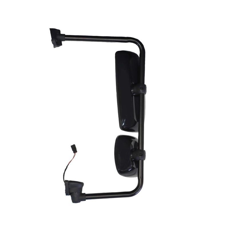Black Door Mirror For Freightliner M2 106 (03-16) and Freightliner Columbia (03-16) Door Mirror with Arm Assembly Left Side