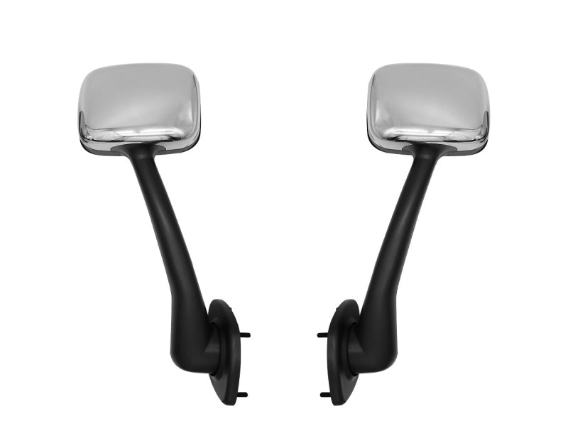 Cascadia Hood Mirror Assembly Electroplated 2PCS Left+Right, with turn signal