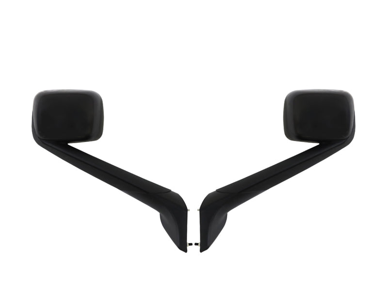 2018+ Freightliner Cascadia Hood Mirror Assembly, Non-Heated, Black (Pair)