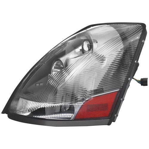 For Volvo VNL 2004-2017 Semi Truck Chrome Projector Halogen Headlight Left