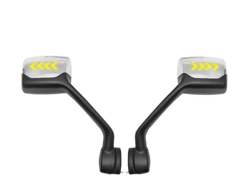 KENWORTH T680 HOOD MIRROR ASSEMBLY PLATINUM MODEL 2PCS LEFT+RIGHT WITH TURN LIGHTS