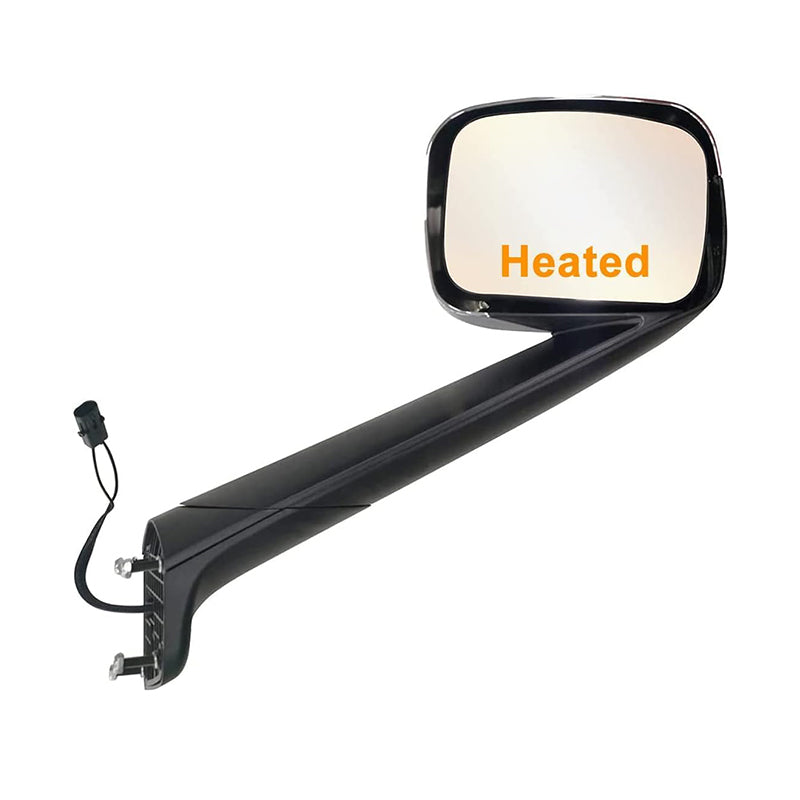 US Warehouse Local Stock Heated Pair Set Chrome Hood Mirror Fit for Freightliner New Cascadia 2018+ RH Side