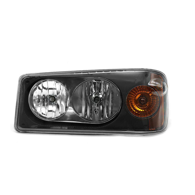 Headlights Assembly Fit for Mack Granite GU713 Lamp with Halogen Bulbs and Warm White,Both Sides Compatible with Select Mack ModelLeft Driver Side