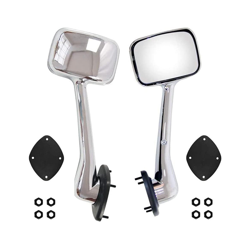 Aostirmotor 2PCS Hood Mirror Fit for Freightliner Cascadia 2008-2016, Pair Hood Mirrors Kit Trucks Driver Left and Passenger Side Pair (Black)