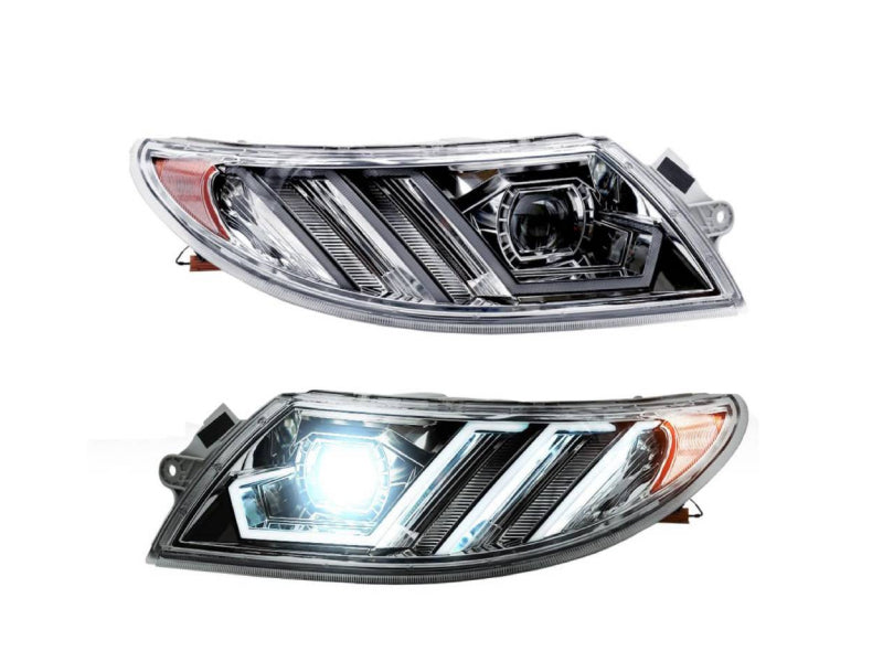 International-4300 Headlight Modification