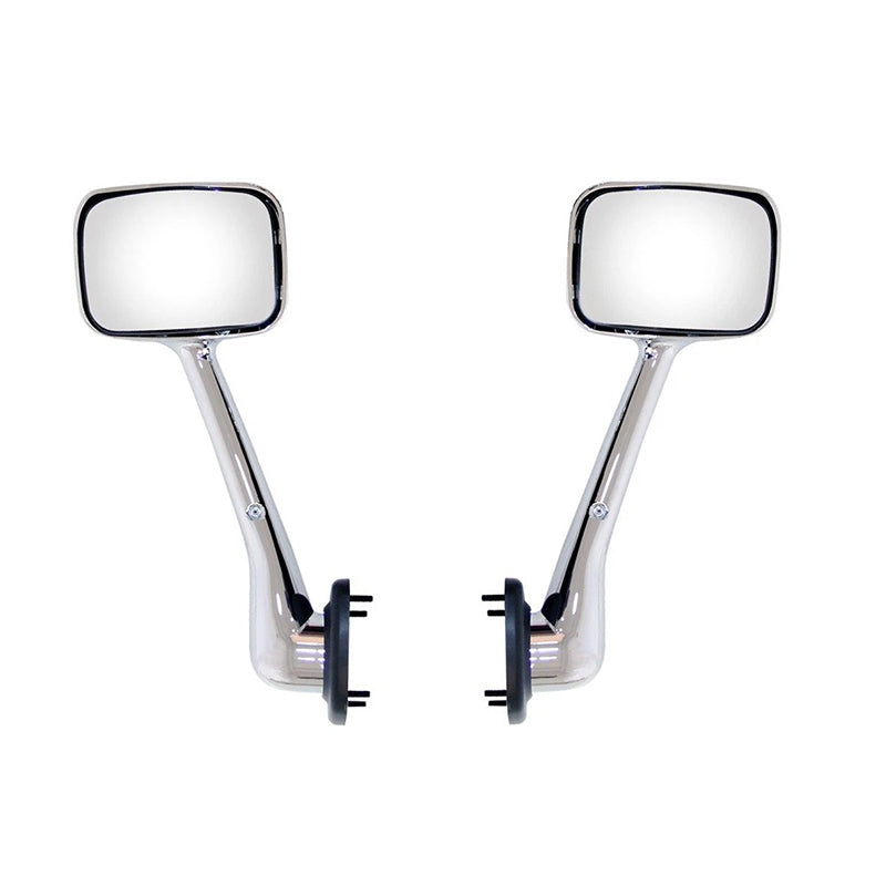 Hood Mirror for Freightliner Cascadia, Complete Chrome Hood Mirror Assembly SEPEY for FREIGHTLINER CASCADIA 2008-2017, a Pair(Left and Right)