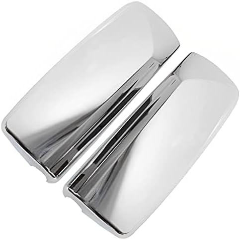 aostirmotor Pair Chrome Door Mirror Covers Fit for Volvo VNL 670/730/860/780/630 VNM 200/430/630 VNX 300 Chrome Side Mirror Caps for Volvo VNL VN VNM (Driver and Passenger Side)