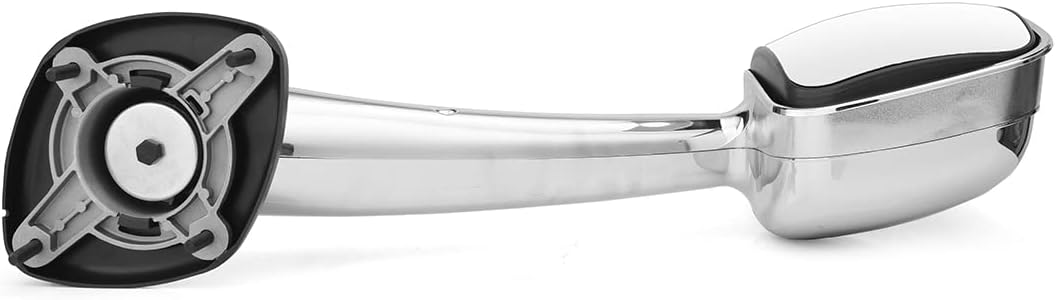 Hood Mirror for Freightliner Cascadia, Complete Chrome Hood Mirror Assembly SEPEY for FREIGHTLINER CASCADIA 2008-2017, a Pair(Right)