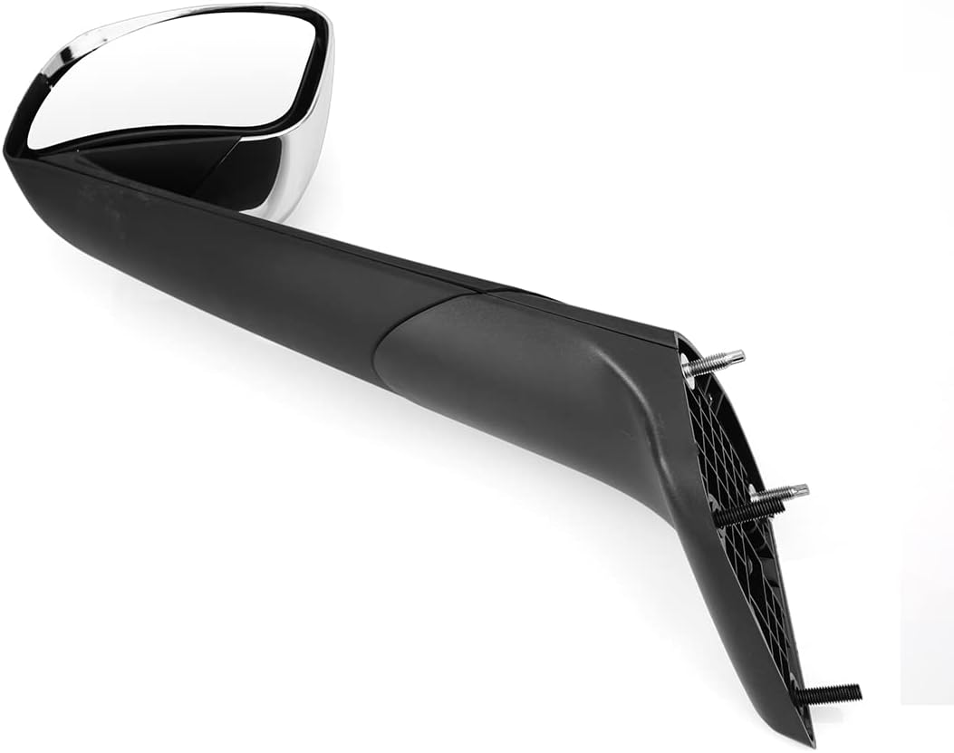 US Warehouse Local Stock Heated Pair Set Chrome Hood Mirror Fit for Freightliner New Cascadia 2018+ LH+RH Side