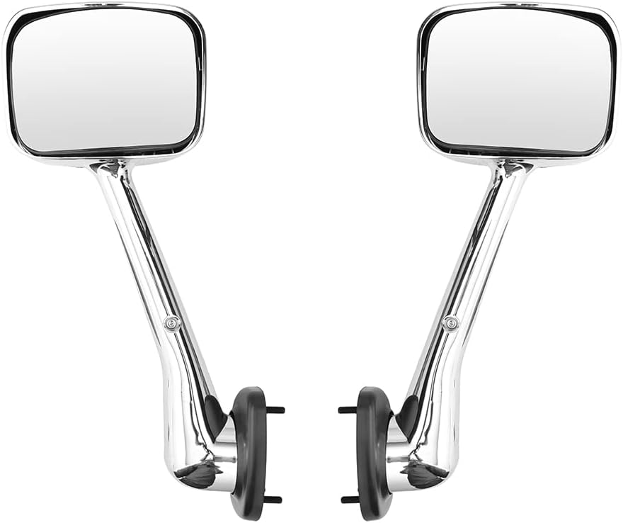 Hood Mirror for Freightliner Cascadia, Complete Chrome Hood Mirror Assembly SEPEY for FREIGHTLINER CASCADIA 2008-2017, a Pair(Right)