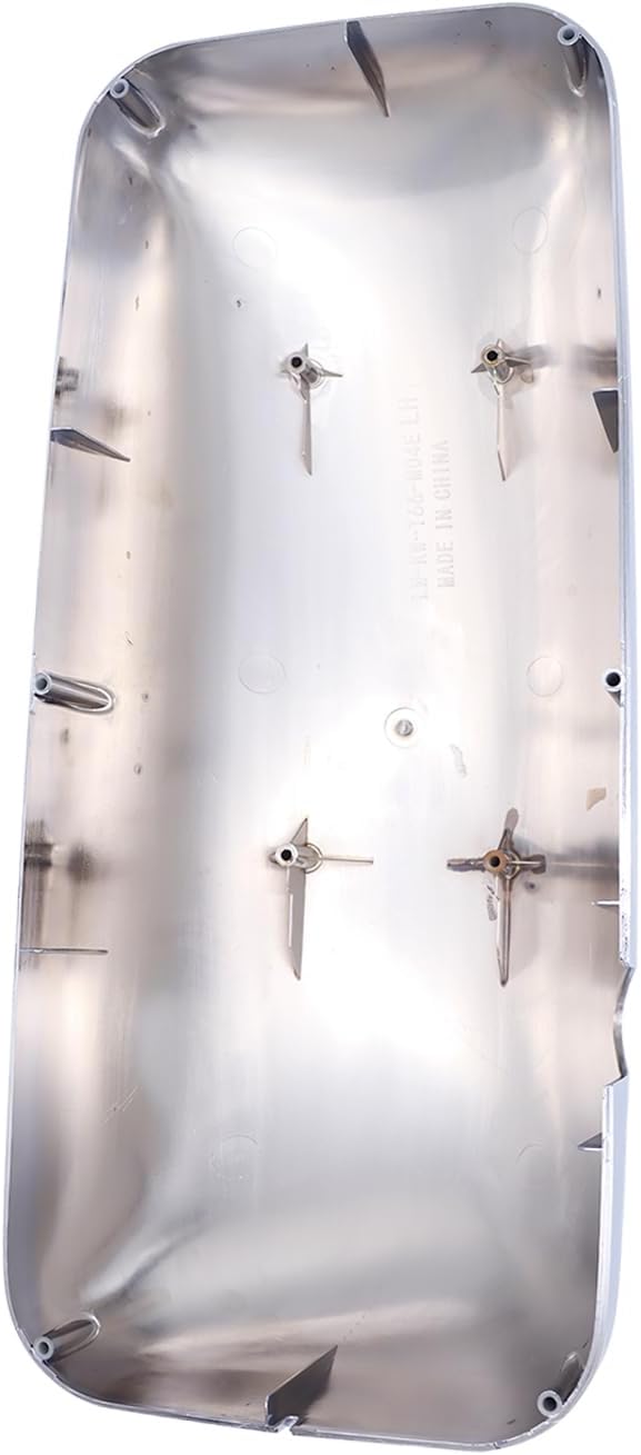 Aostirmotor A Pair Chrome Door Mirror Covers Fit for Kenworth T660 T370 T440 T470 T800 T600 Right and Left Side Mirror Covers Driver and Passenger Side (Chrome)