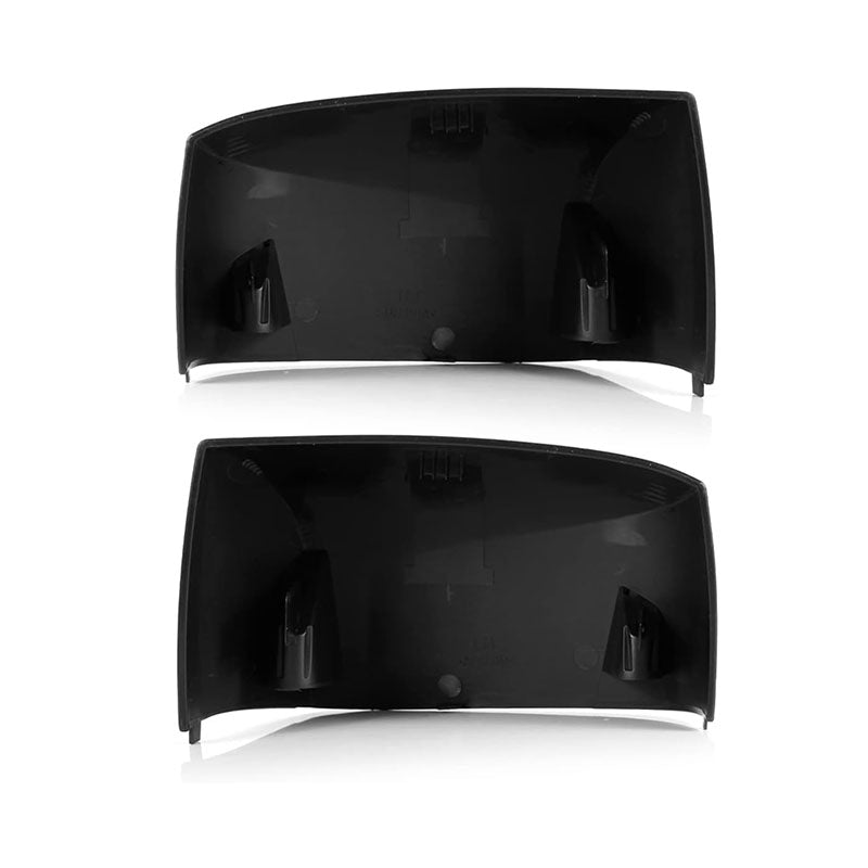 Chrome Hood Mirror Cover for Volvo VNL VN VNM Semi Trucks 2004-2017, Driver Left & Passenger Right Side (A Pair)