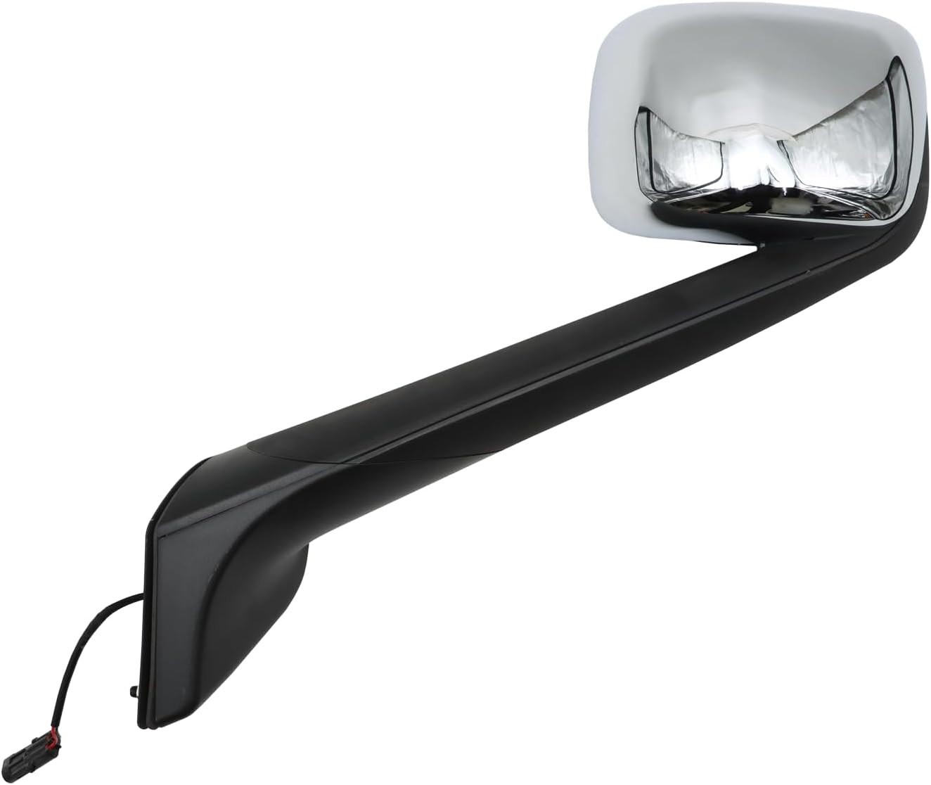 US Warehouse Local Stock Heated Pair Set Chrome Hood Mirror Fit for Freightliner New Cascadia 2018+ RH Side