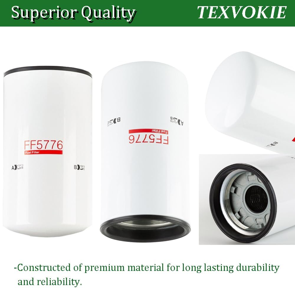 FF5776 Fuel Filter Fit For Cummins 2010 ISX Diesel Engine 11.9L 15L 16L Diesel Engines Replaces 2864993 2893612 3685306 P555776 4331007 BF9885 1PACK