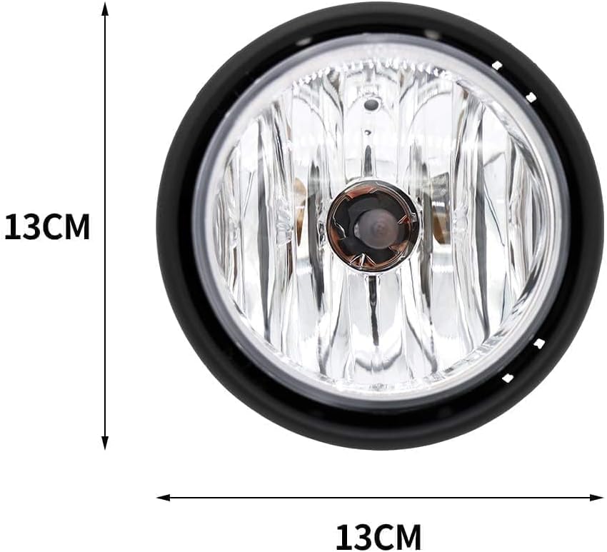Fog Lights Fit for Freightliner Columbia 2000-2015 Passenger & Driver Left&Right Side Front Fog Light Lamp Replacement With Bulbs Fit for Freightliner Century(A Pair,White