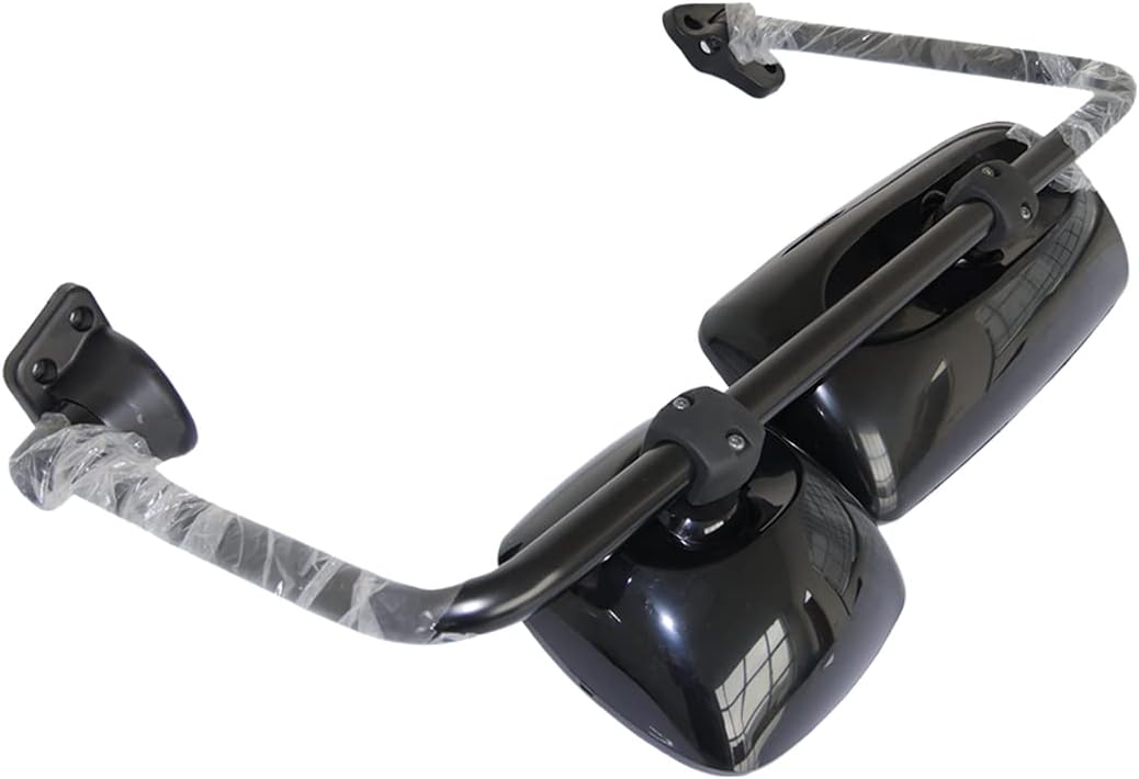 Black Door Mirror For Freightliner M2 106 (03-16) and Freightliner Columbia (03-16) Door Mirror with Arm Assembly Left Side