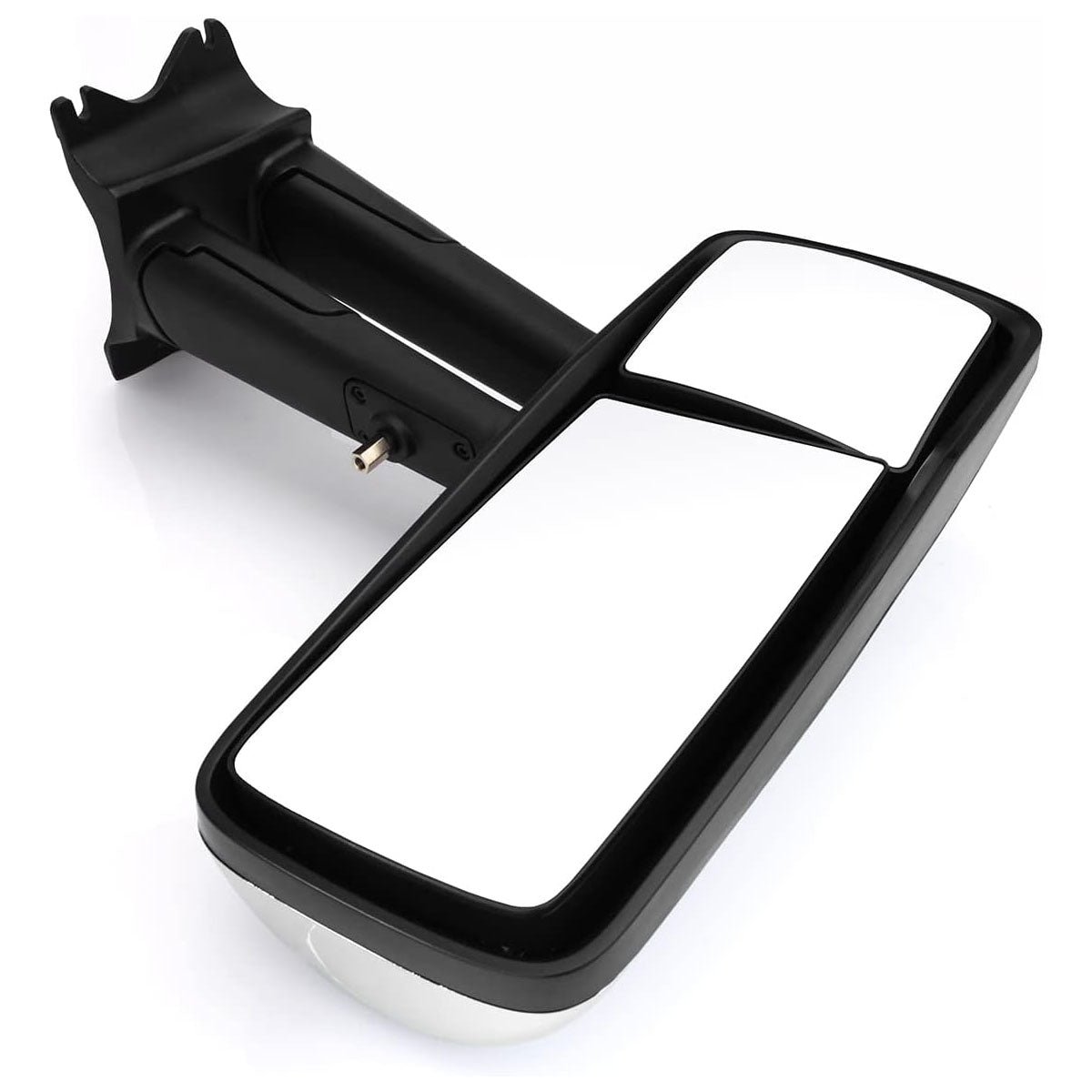 Chrome Door Mirror Assembly with Arm Fit Kenworth T680 2013-2019, Kenworth T880 2014-2019, with Heated & Motorized, Left/Driver Sid
