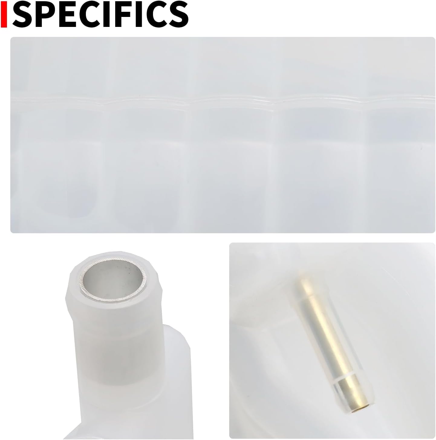Coolant Overflow Reservoir Bottle Tank Compatible with 2013-2020 Kenworth T680 T880, 2013-2020 Peterbilt 579, Replacement for DR104002 CP237001