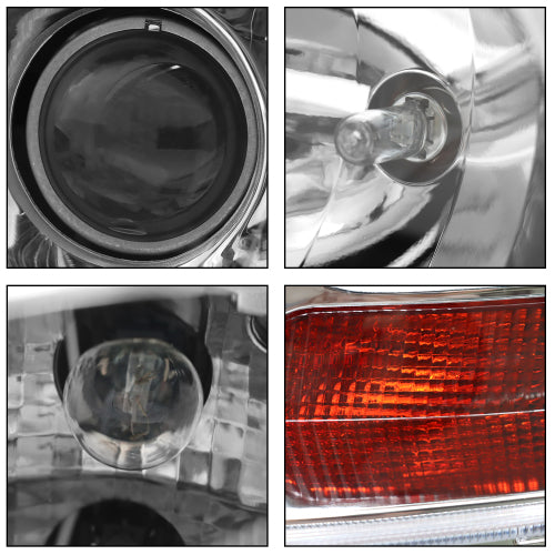 A Pair Halogen Headlights Fit for 2013-2020 Peterbilt 579 (Driver + Passenger Side)