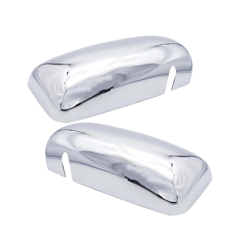 Aostirmotor A Pair Chrome Door Mirror Covers Fit for Kenworth T660 T370 T440 T470 T800 T600 Right and Left Side Mirror Covers Driver and Passenger Side (Chrome)