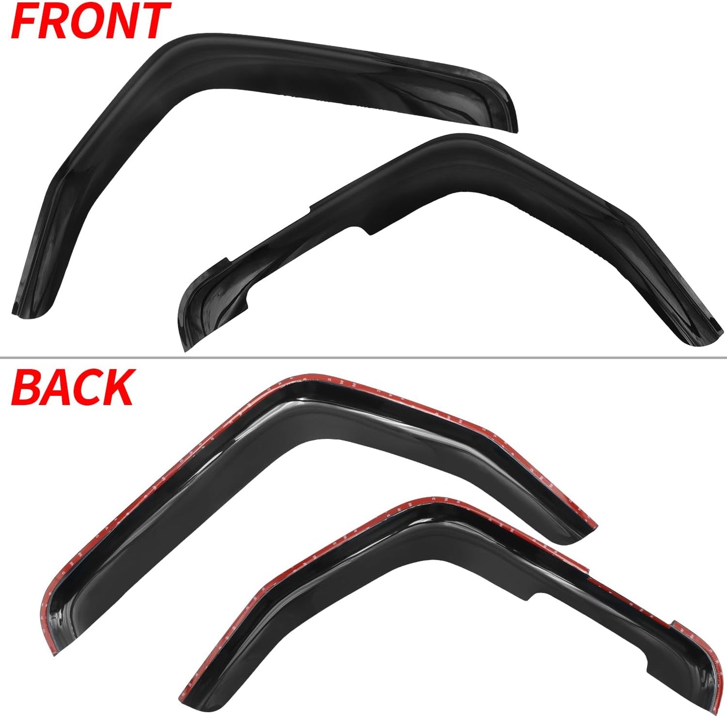 2018+ Freightliner Cascadia,Wind Visor Deflectors Set