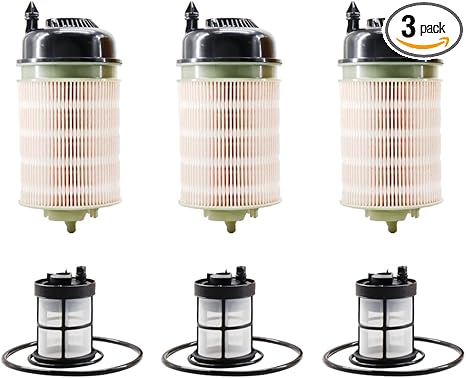 A4720921705 Fuel Filter Replace for A4720921405 A4720921405001 WF10678 P582831 KX46910 A4720921705 FK11011 KX46910 Compatible with 2020+ Newer DD13 DD15 DD16 Detroit Diesel Engine(pack of 3)