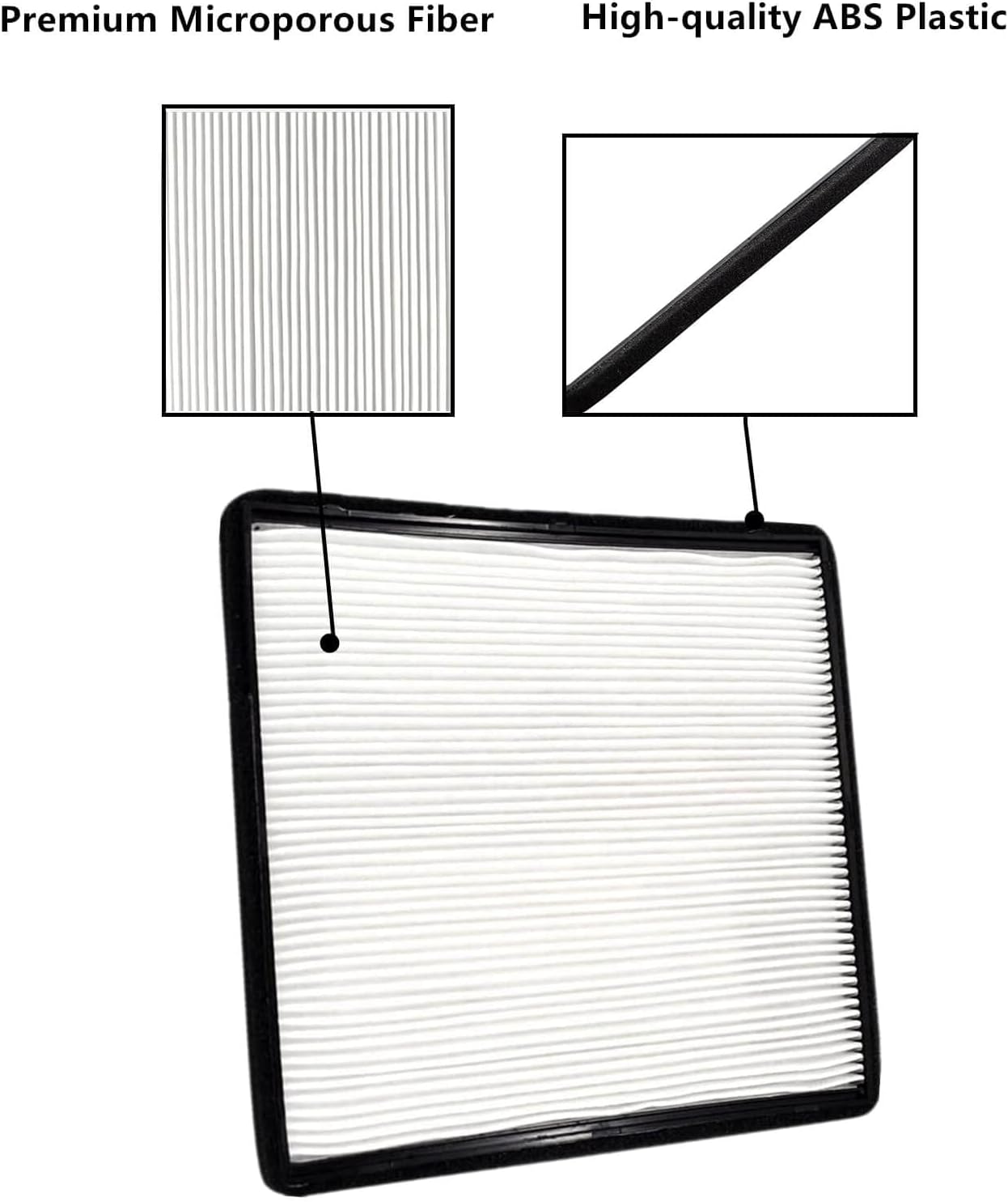 Cabin Filter Compatible with Kenworth T660 T680 T800 T880 Peterbilt 387 567 579 Replace PA30269 S-9034 F37-1018