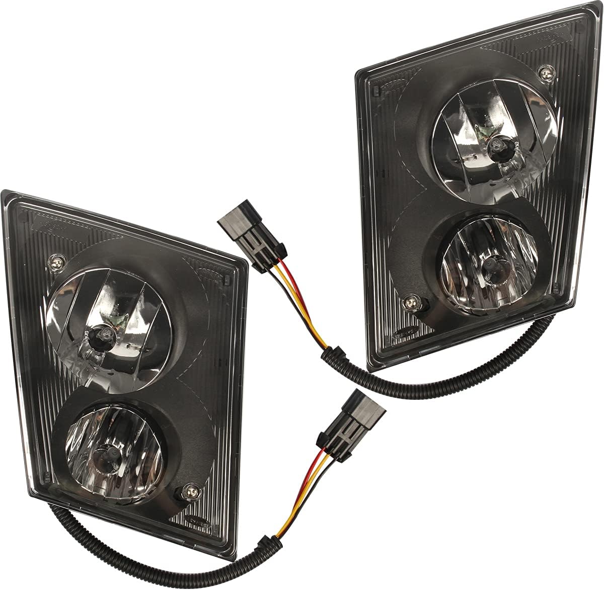Fog Light for Volvo VNL VN (2004-2015) Truck,Front DRL Lamp with Bulbs Fog Lights Assembly Replacement Waterproof Clear for Volvo VNL VN Driver&Passenger Left&Right Universal Side (A Pair)