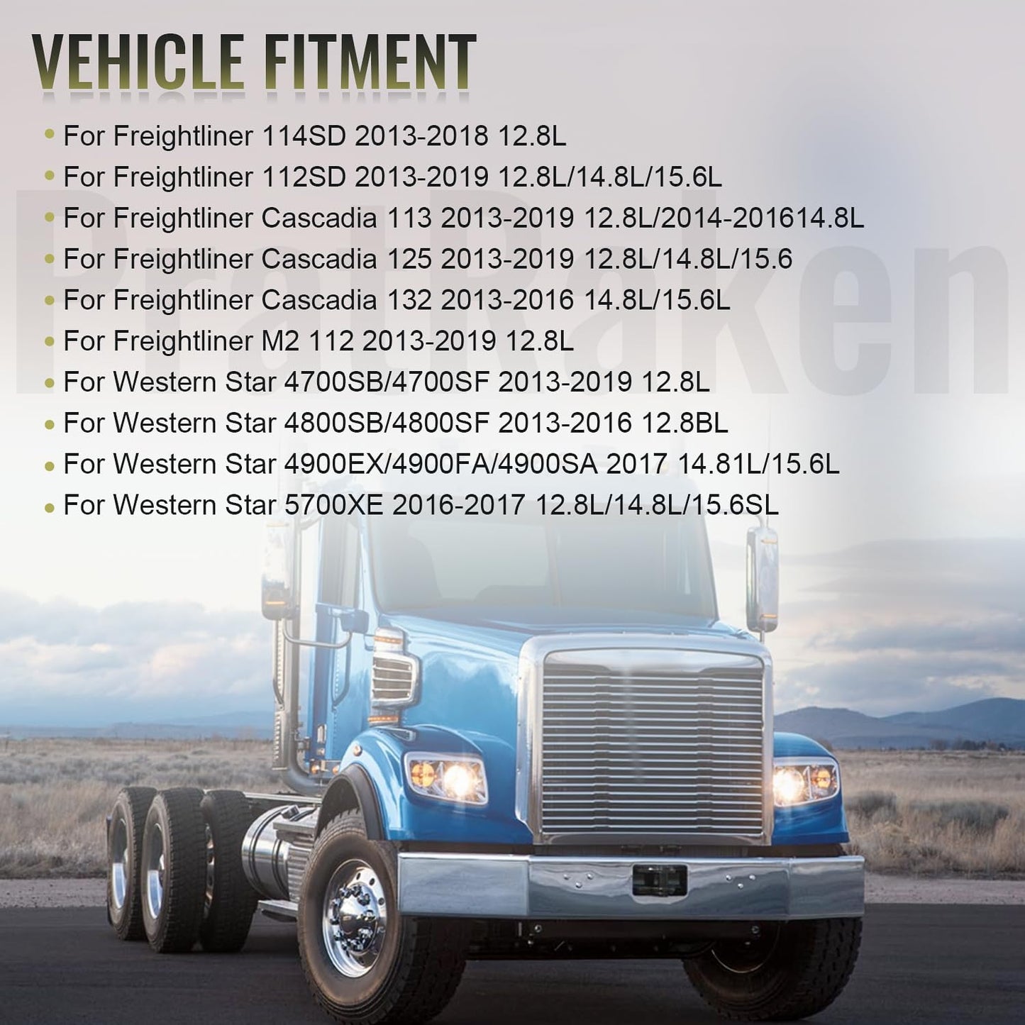 PratRaken 6 X Fuel Filter A4700903151 PF9908 For Detroit Diesel DD13 DD16 DD15 Freightliner Sterling Western Star A4720900451, A4720900551, A4720900651