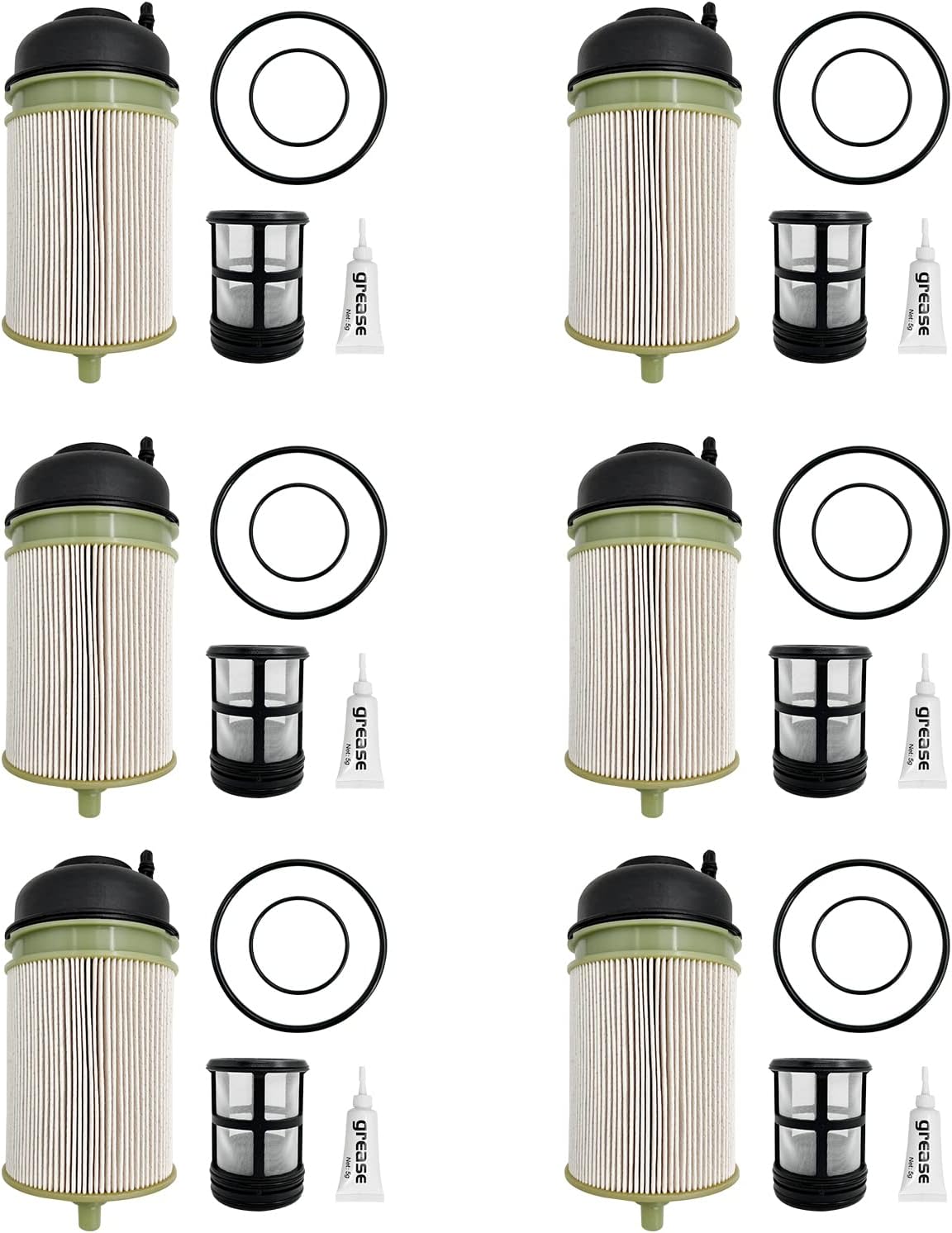 PratRaken 6 X Fuel Filter A4700903151 PF9908 For Detroit Diesel DD13 DD16 DD15 Freightliner Sterling Western Star A4720900451, A4720900551, A4720900651