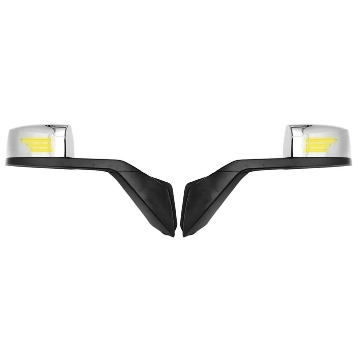 Volvo VNL 2000-2015 Hood Mirrors With Turn Signal Light