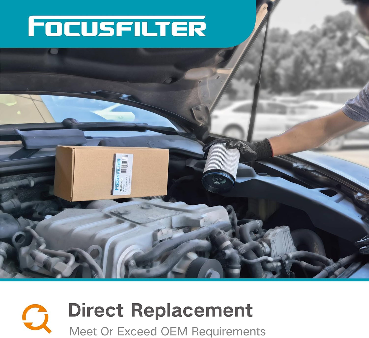 FS20083 A0000905051 Fuel Filter Water Separator Compatible with ISX DD13 DD15 DD16 Detroit Diesel Engines Replace Cascadia A0000905051 FS20083 A48507 PF46145