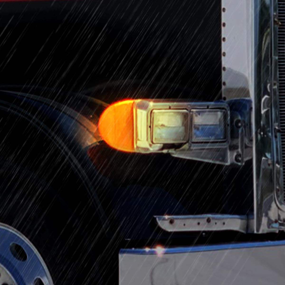 31 LED Amber Turn Signal Corner Head Light Marker Light Fit for Peterbilt 379 359, Sell As One Pair