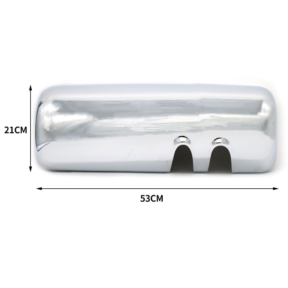 Chrome Door Mirror Cover for Kenworth T680, Side Mirror Cover Driver Left +Right Side Fit Kenworth T680/T880 From 2013 to Onward
