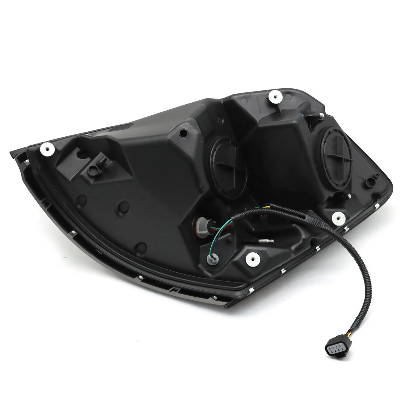 For Volvo VNL 2004-2017 Semi Truck Black Projector Halogen Headlight Set Pair