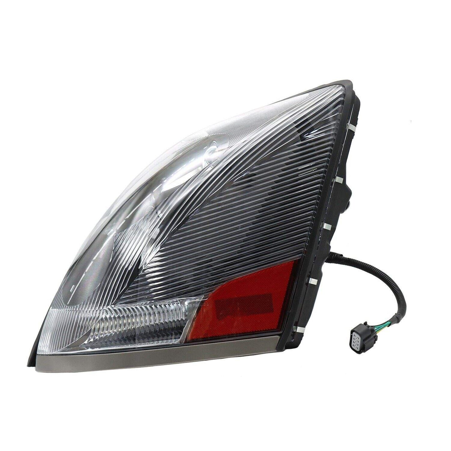 For Volvo VNL 2004-2017 Semi Truck Black Projector Halogen Headlight Left