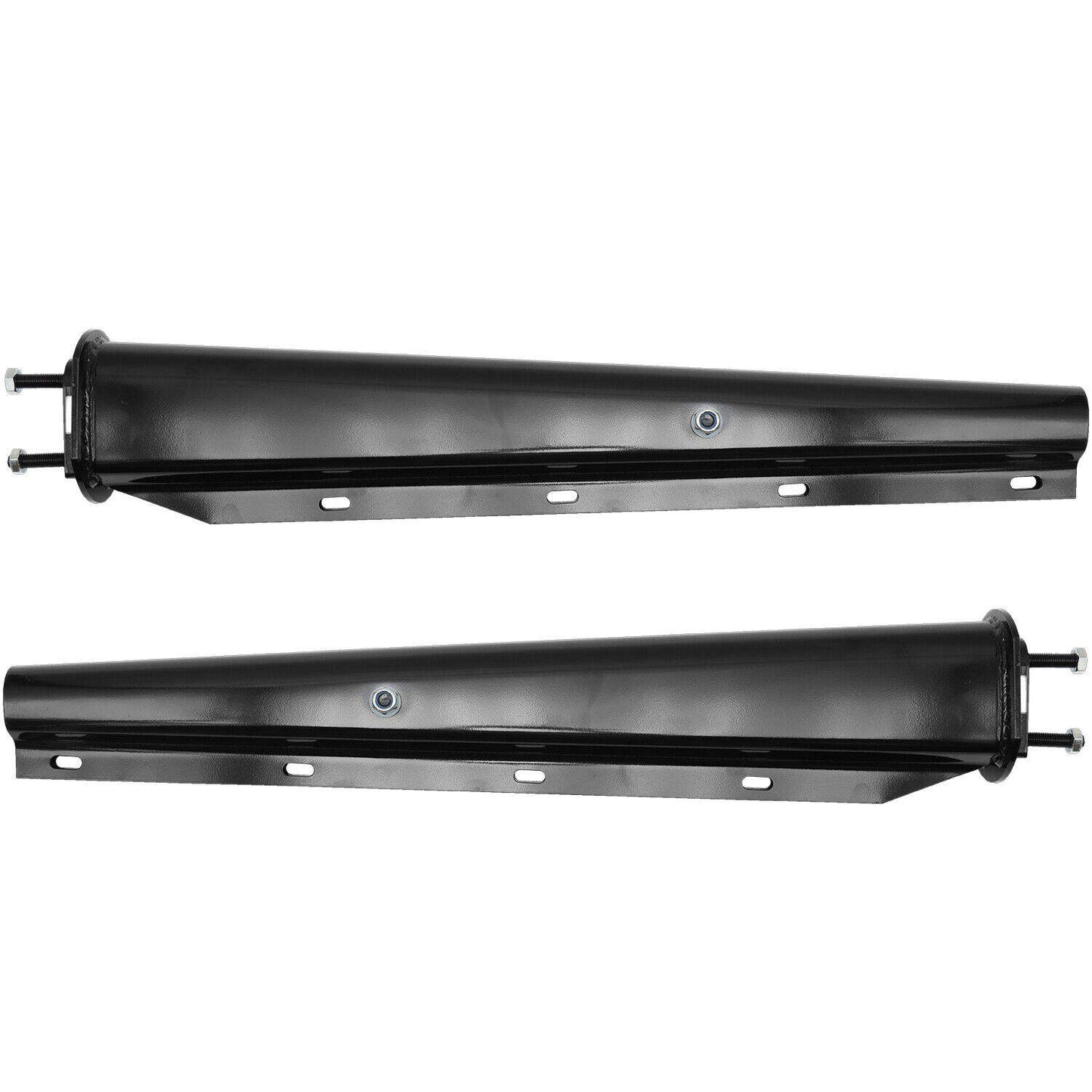 30" Spring Loaded Mud Flap Hanger Freightliner Kenworth Peterbilt (2.5") Black