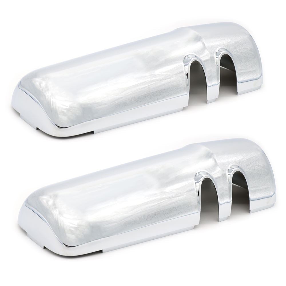 Chrome Door Mirror Cover for Kenworth T680, Side Mirror Cover Driver Left +Right Side Fit Kenworth T680/T880 From 2013 to Onward