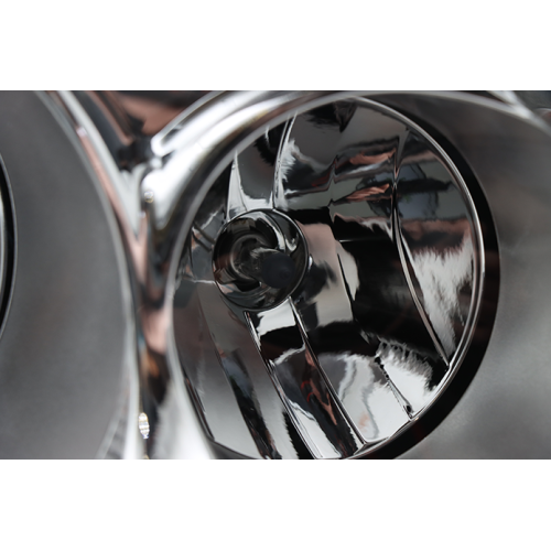 Headlights Assembly FIT for Freightliner Cascadia 2008-2017, Left, Chrome Housing and Amber Reflector