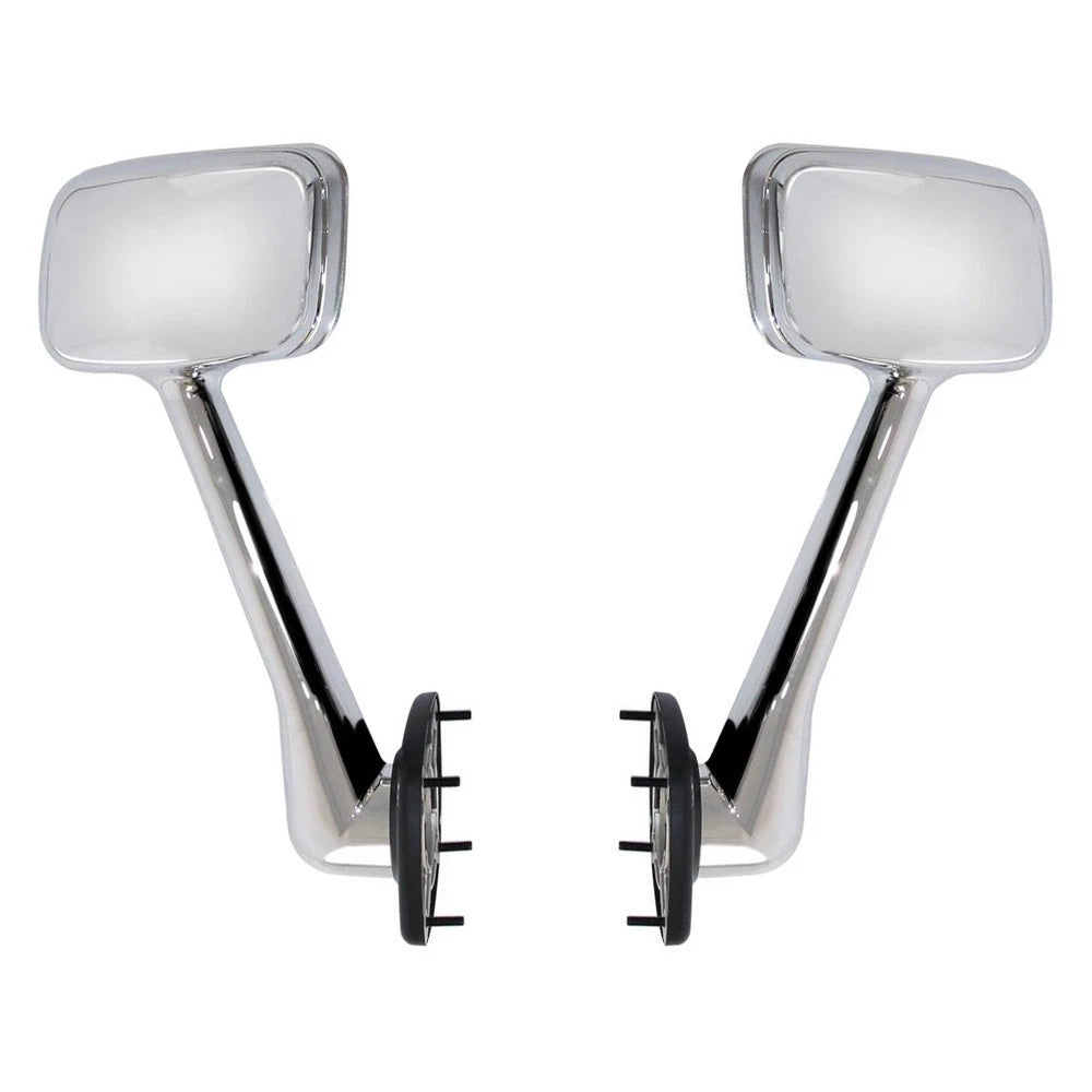 Hood Mirror for Freightliner Cascadia, Complete Chrome Hood Mirror Assembly SEPEY for FREIGHTLINER CASCADIA 2008-2017, a Pair(Left and Right)