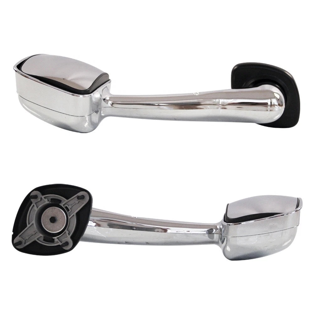 Hood Mirror for Freightliner Cascadia, Complete Chrome Hood Mirror Assembly SEPEY for FREIGHTLINER CASCADIA 2008-2017, a Pair(Left and Right)