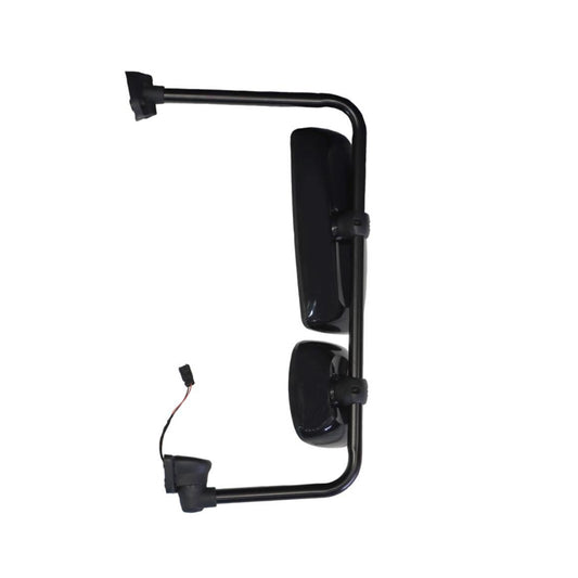 Black Door Mirror For Freightliner M2 106 (03-16) and Freightliner Columbia (03-16) Door Mirror with Arm Assembly Left Side