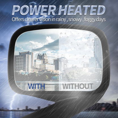 For Freightliner Cascadia Hood Mirror Black