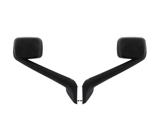 2018+ Freightliner Cascadia Hood Mirror Assembly, Non-Heated, Black (Pair)
