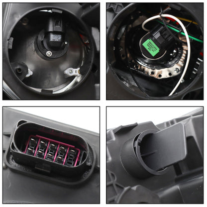 A Pair Halogen Headlights Fit for 2013-2020 Peterbilt 579 (Driver + Passenger Side)