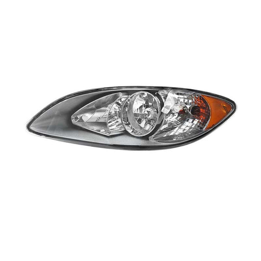Headlights Assembly Fit for 2008-2016 International ProStar,Halogen Headlamps Assembly, Driver and Passenger Side(Chrome Left)