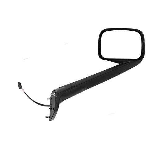 Aostirmotor Pair Black Hood Mirrors Fit for New Freightliner Cascadia 2018-2022 (right)