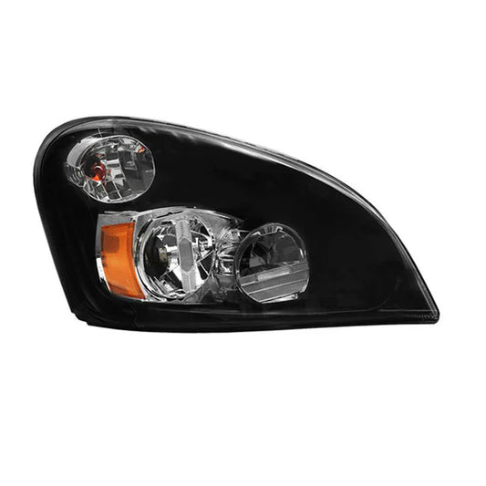 Headlight Assembly Compatible with 2008-2017 Freightliner Cascadia, LED Headlamps Assembly Black Interior Clear Lens Right