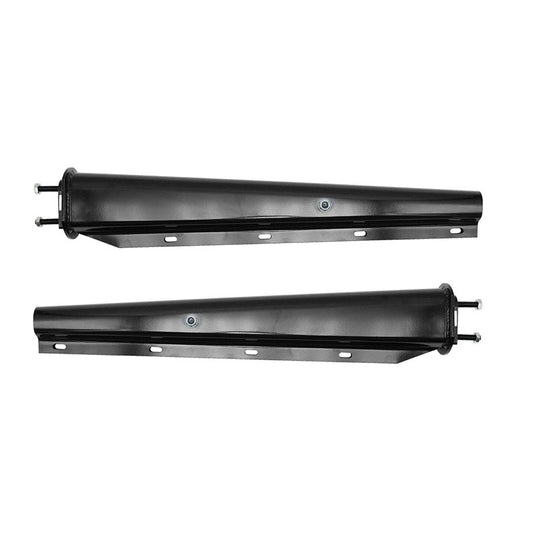 30" Spring Loaded Mud Flap Hanger Freightliner Kenworth Peterbilt (2.5") Black