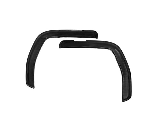 2012-2018 Kenworth T680 Rain Gates Black 2pcs Left+Right